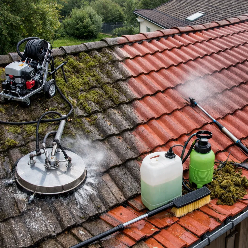 Nettoyage et démoussage toiture à Commentry - Reinard Jimmy